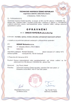 vyhrazen&aacute; plynov&aacute; zař&iacute;zen&iacute;